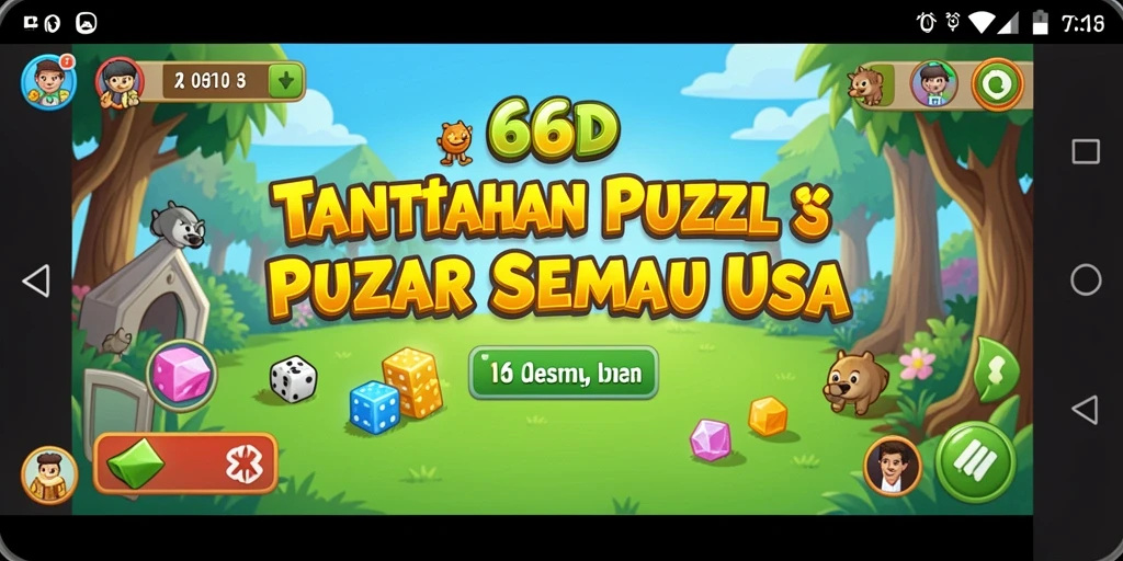 Gameplay menantang dari 66D yang menarik dan interaktif.