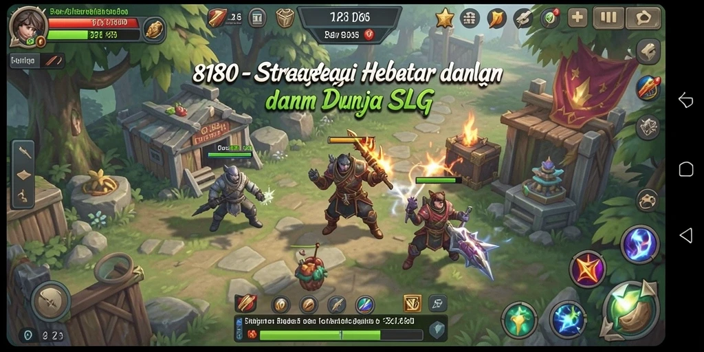 Tangkapan layar permainan 8180 menunjukkan aksi SLG yang seru.