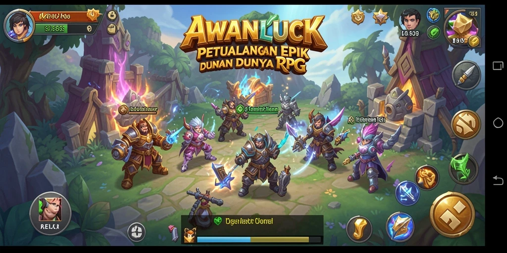 Screenshot dari gameplay <strong>AWANLUCK</strong> yang mendebarkan dan penuh aksi.