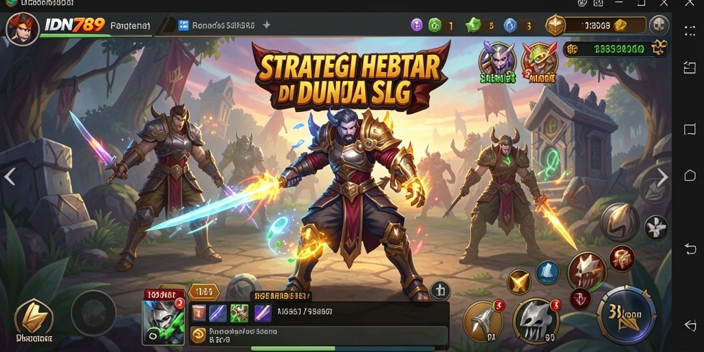 Tampilan gameplay menegangkan di IDN789 dengan strategi SLG yang unik.