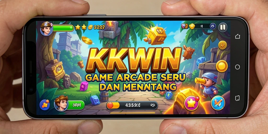 Tampilan gameplay seru dalam KKWIN dengan grafis menarik.